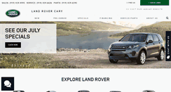 Desktop Screenshot of landrovercary.com