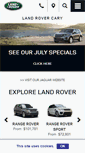 Mobile Screenshot of landrovercary.com